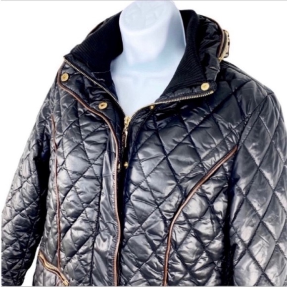ANDRADE quilted jacket S black - Picture 2 of 12